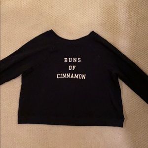 Wildfox Buns Of Cinnamon Black sweatshirt